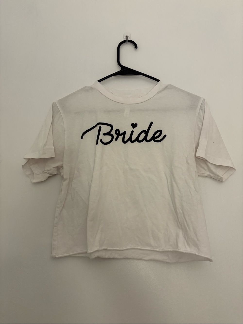 David's Bridal White 'Bride' Graphic Tee